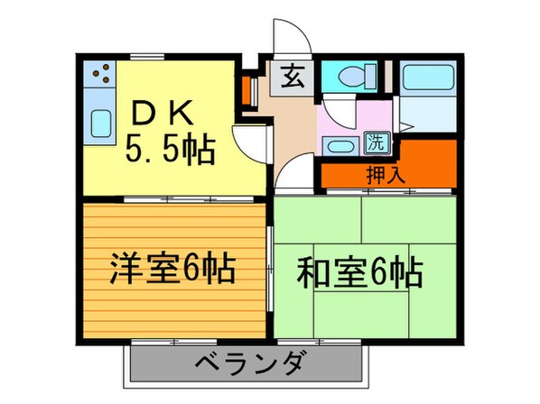 サンライフ下鴨の物件間取画像